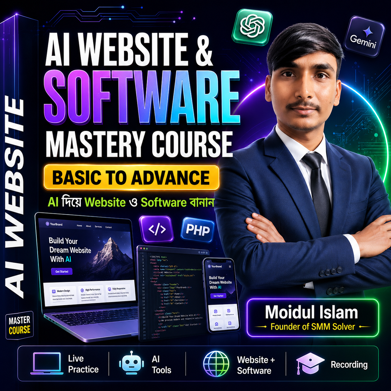 AI Website & Software Mastery Course
